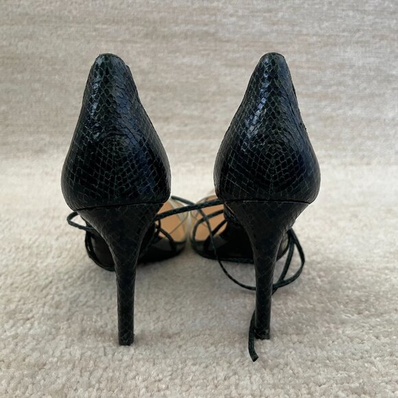 Jessica Simpson JP Hemmie Strappy Clear Pointed Toe High Heels 9 - Picture 5 of 10